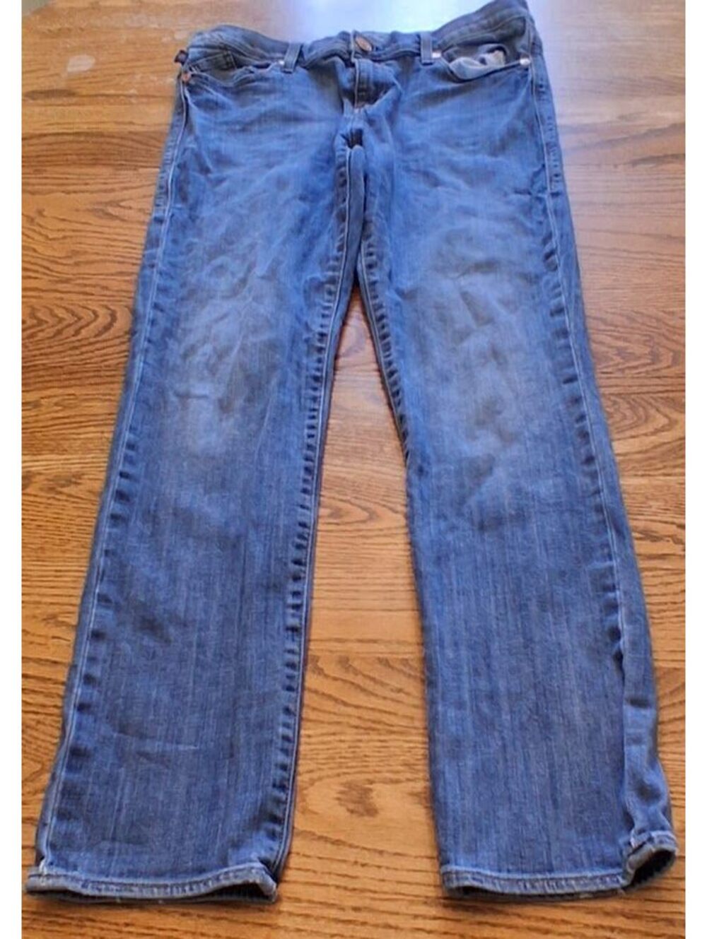 Denim Distressed Rock&Republic Berlin Women's 12 Mid Rise Skinny Jean
